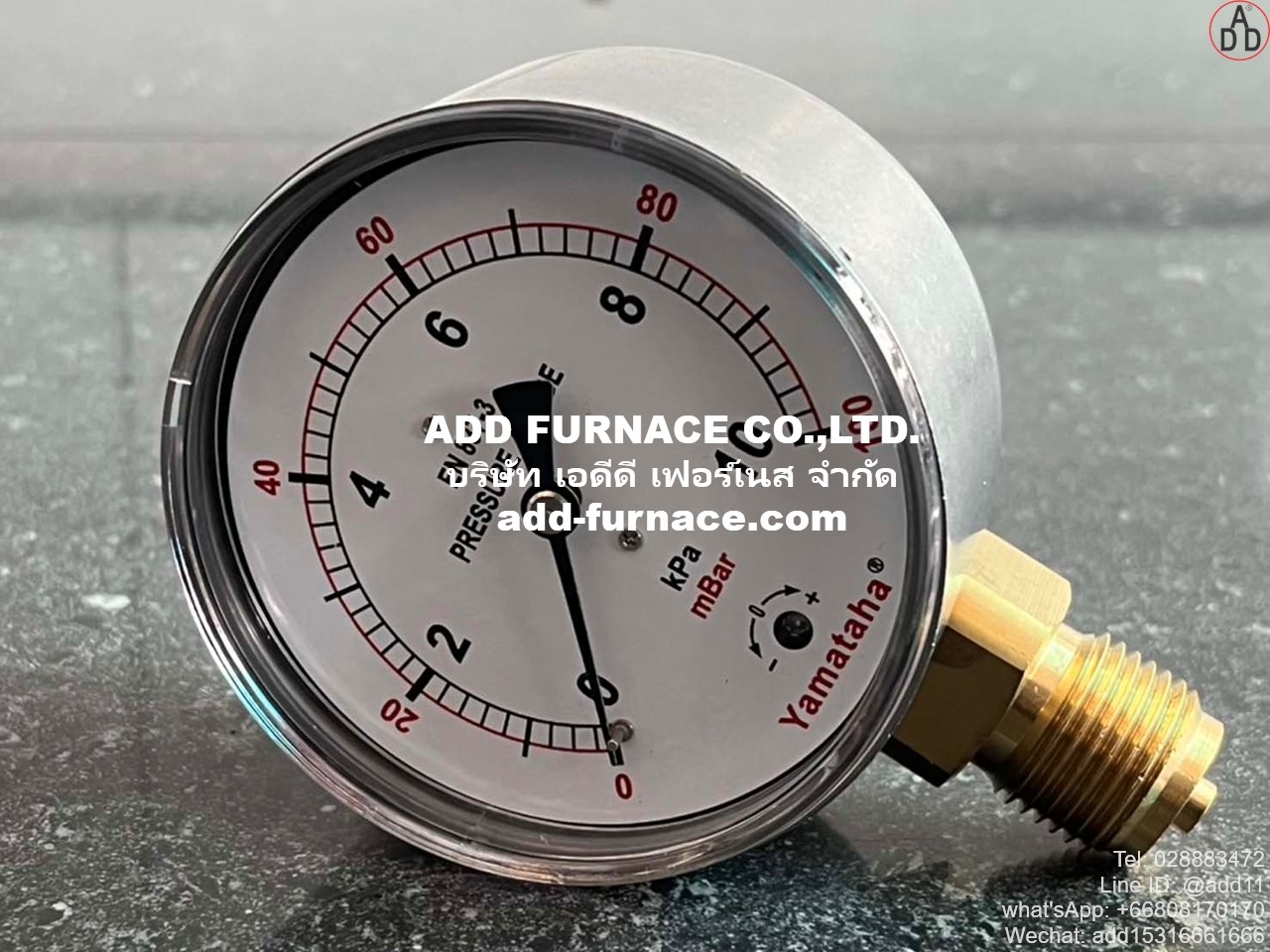 Yamataha Pressure Gauge 0-10kPa(0-100mBar) (7)